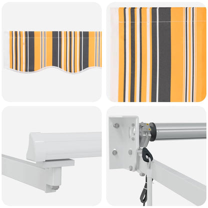 Toldo Retrátil Multicolor 500 × 300 cm tecido