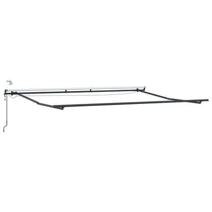 Toldo Retrátil com Branco 500 × 300 cm tecido