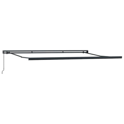 Toldo Retrátil Branco 500 ×300 cm Tecido e Metal