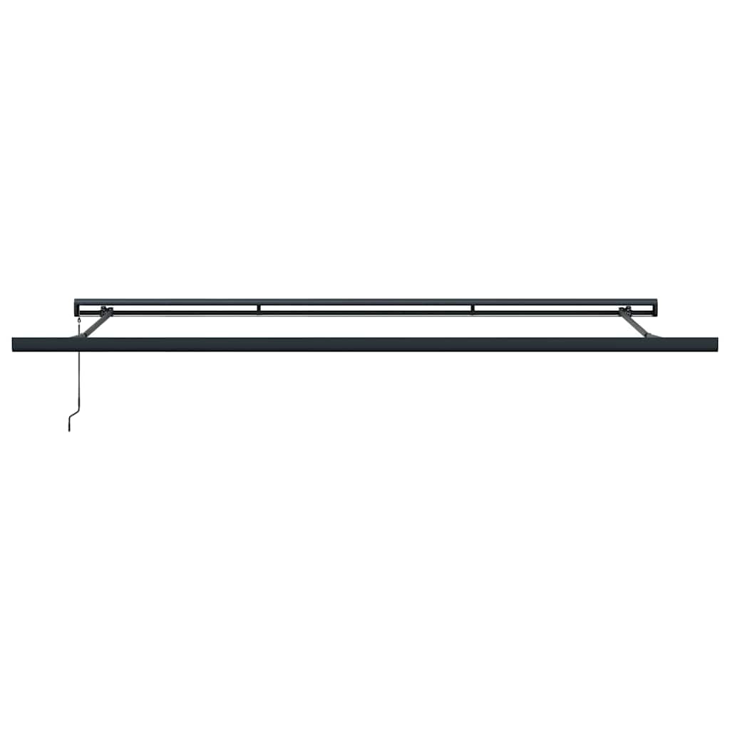 Toldo Retrátil Branco 500 ×300 cm Tecido e Metal