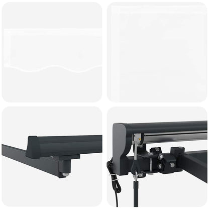 Toldo Retrátil Branco 500x300 cm tecido