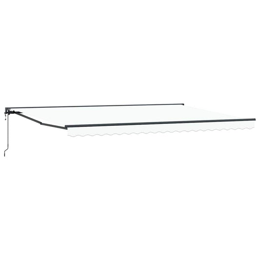 Toldo Retrátil Branco 500x300 cm tecido