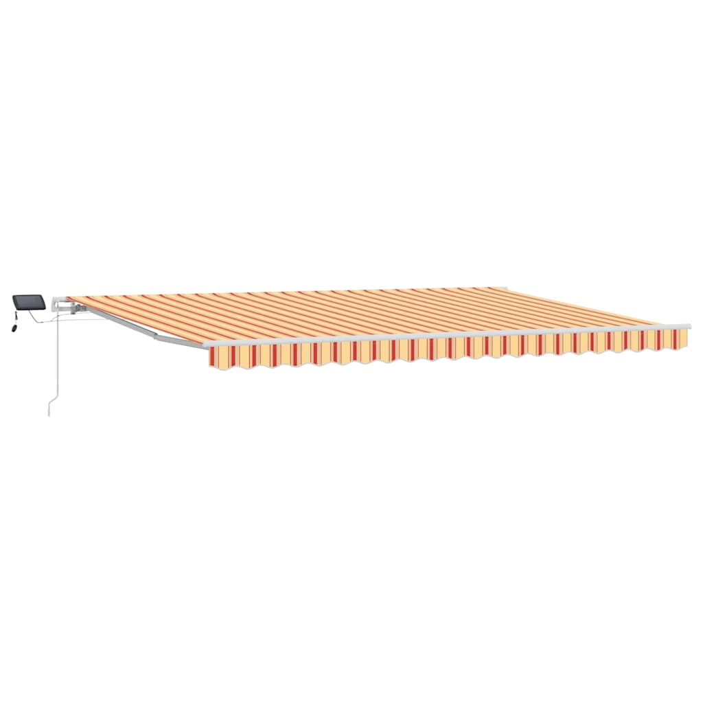 Toldo Retrátil com Manual amarelo e laranja 500 ×350 cm tecido