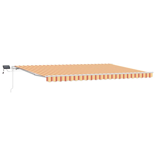 Toldo Retrátil com Manual amarelo e laranja 500 ×350 cm tecido