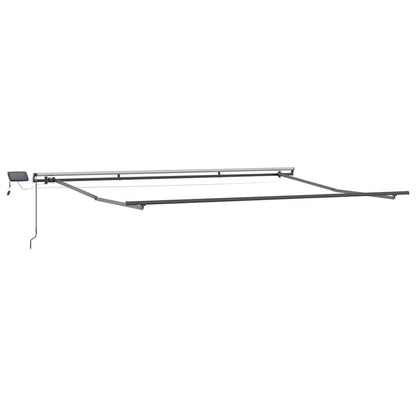 Toldo Retrátil Manual amarelo e laranja 500 ×350 cm tecido