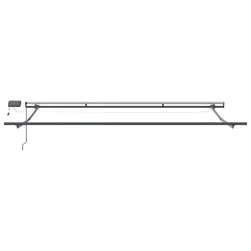 Toldo Retrátil Manual amarelo e laranja 500 ×350 cm tecido