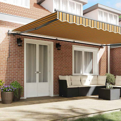 Toldo Retrátil Multicolor 500 ×350 cm tecido
