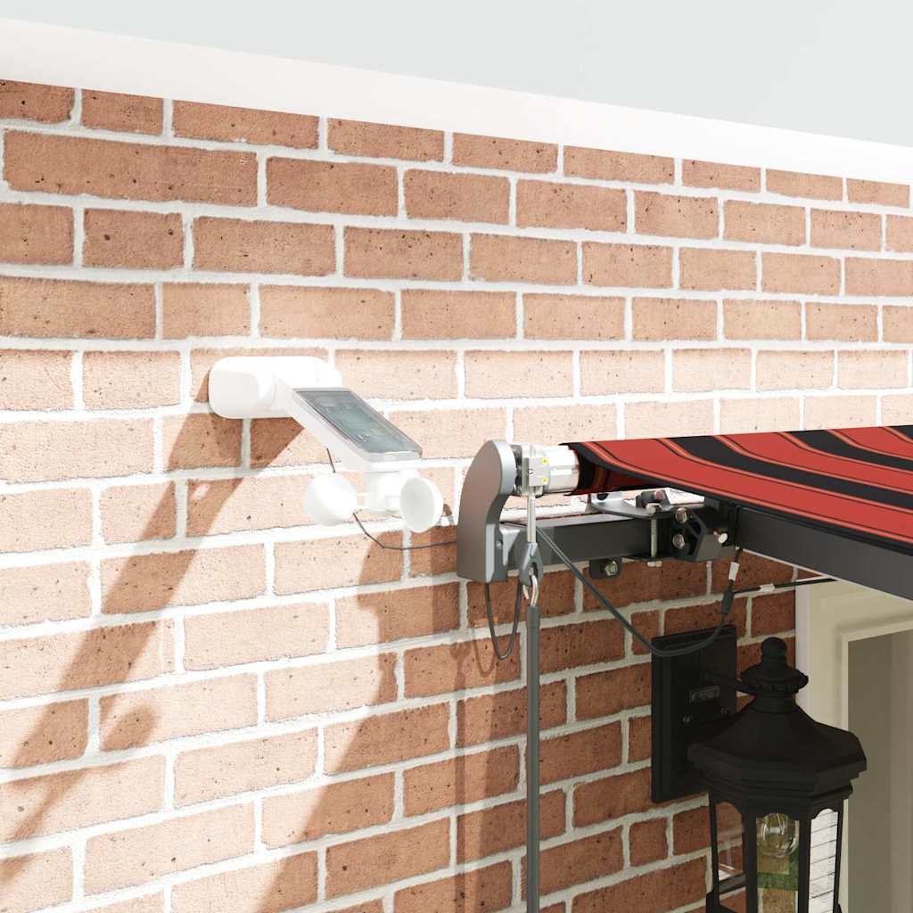 Tecido de Toldos com laranja e castanho 600 × 300 cm Poliéster