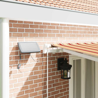 Toldo Retrátil com Manual amarelo e laranja 600 ×300 cm tecido