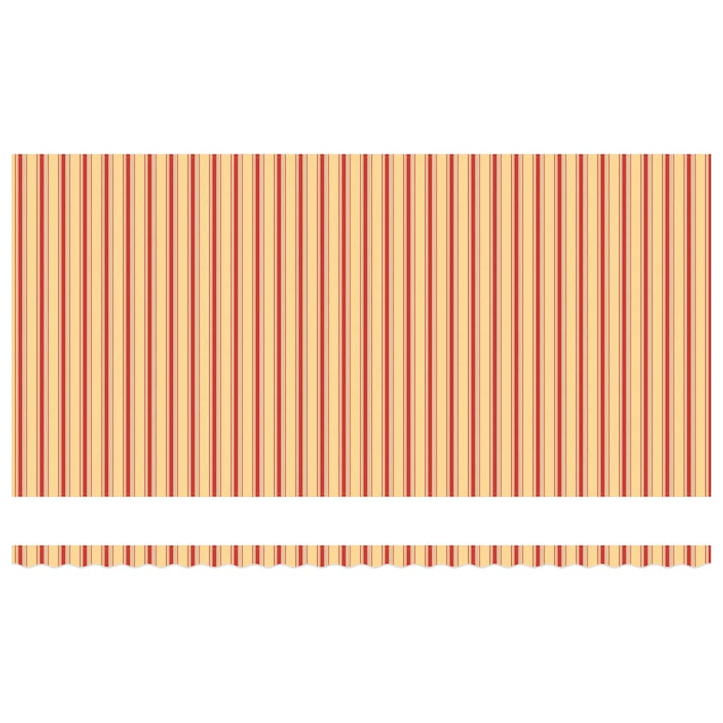 Toldo Retrátil 600 × 300 cm amarelo e laranja