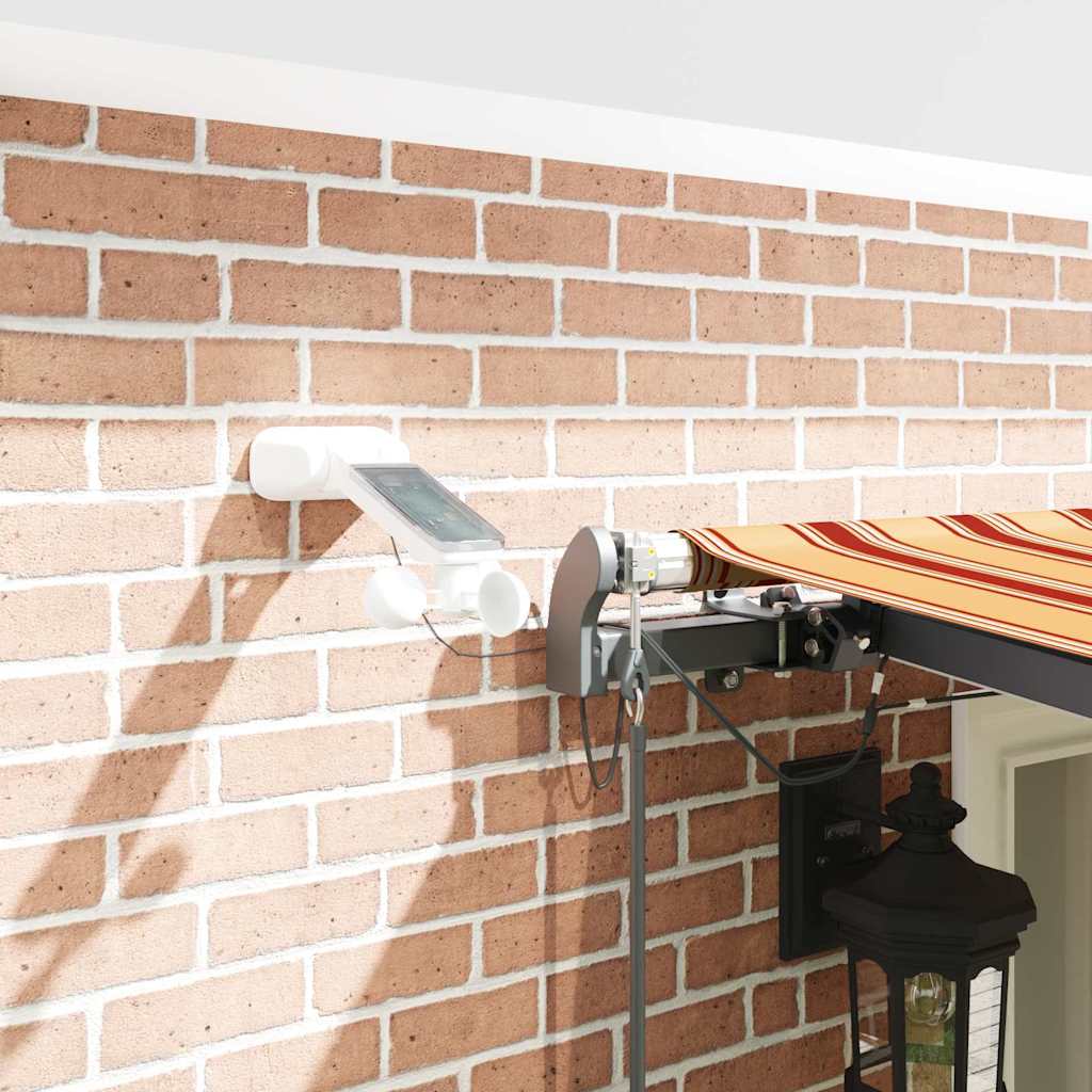 Tecido de Toldos com Amarelo e Laranja 600 × 300 cm Poliéster