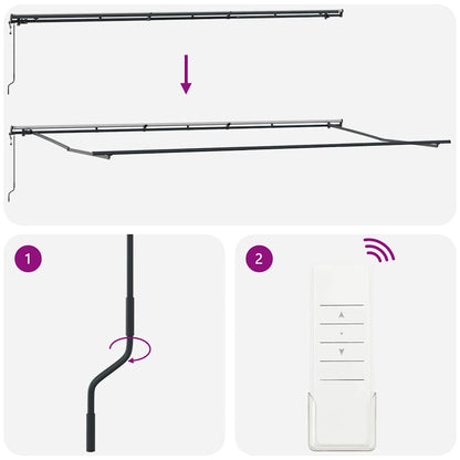 Toldo Retrátil Vermelho e branco 600 ×300 cm tecido