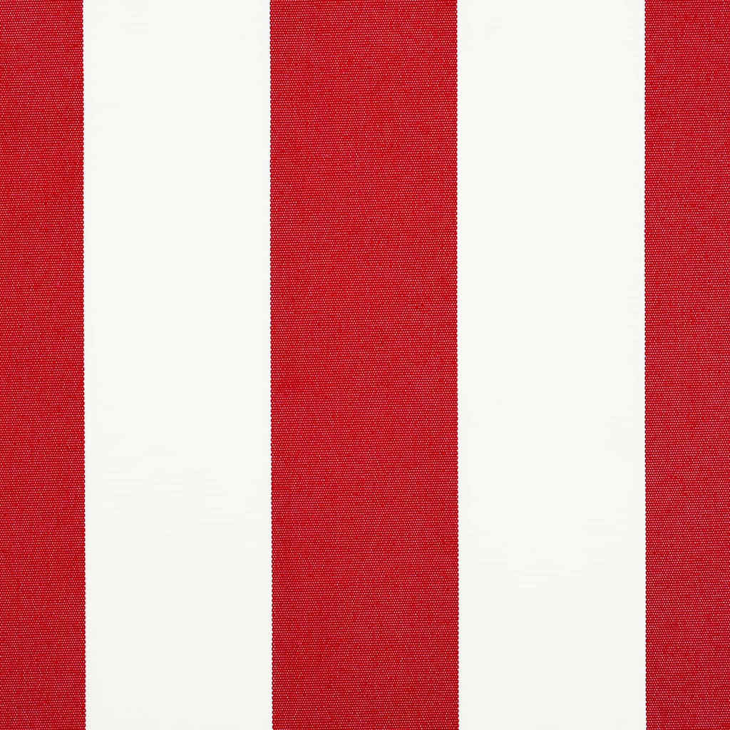 Toldo Retrátil Vermelho e branco 600 ×300 cm tecido