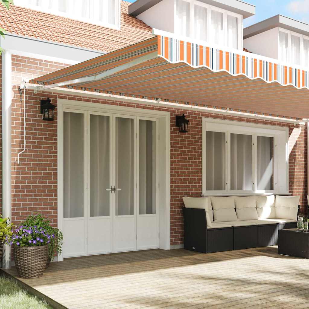 Toldo Retrátil 600 × 300 cm Multicolor