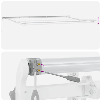 Toldo Retrátil 600 × 300 cm Multicolor
