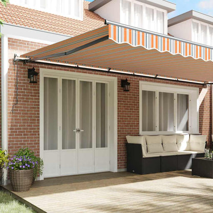 Toldo Retrátil Multicolor 600 ×300 cm tecido
