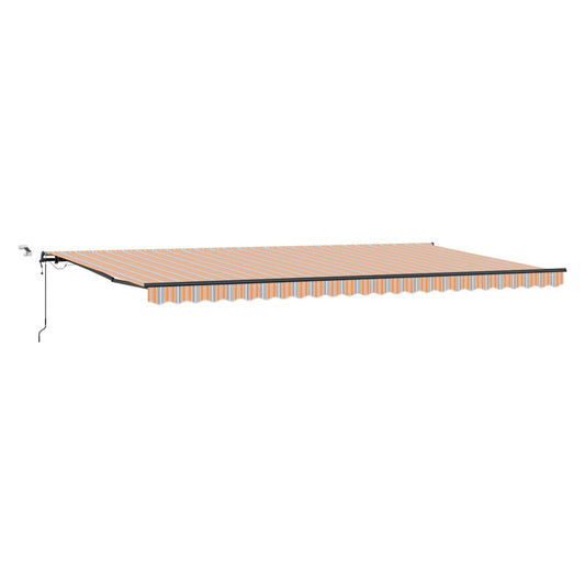 Toldo Retrátil com Multicolor 600 × 300 cm tecido