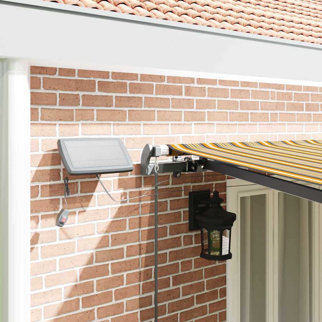 Toldo Retrátil Manual Multicolor 600 ×300 cm tecido