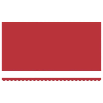 Toldo Retrátil Manual Vermelho 600 × 300 cm Tecido e Aço