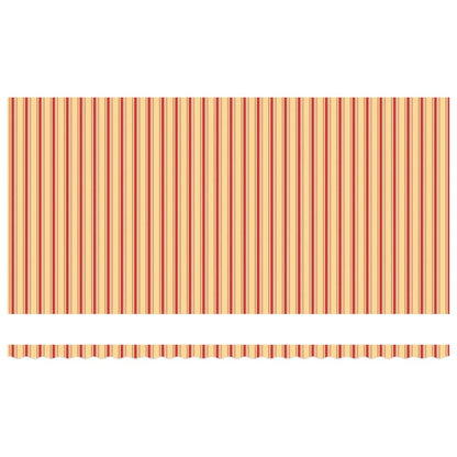 Toldo Retrátil Amarelo e Laranja 600 × 350 cm Tecido e Aço