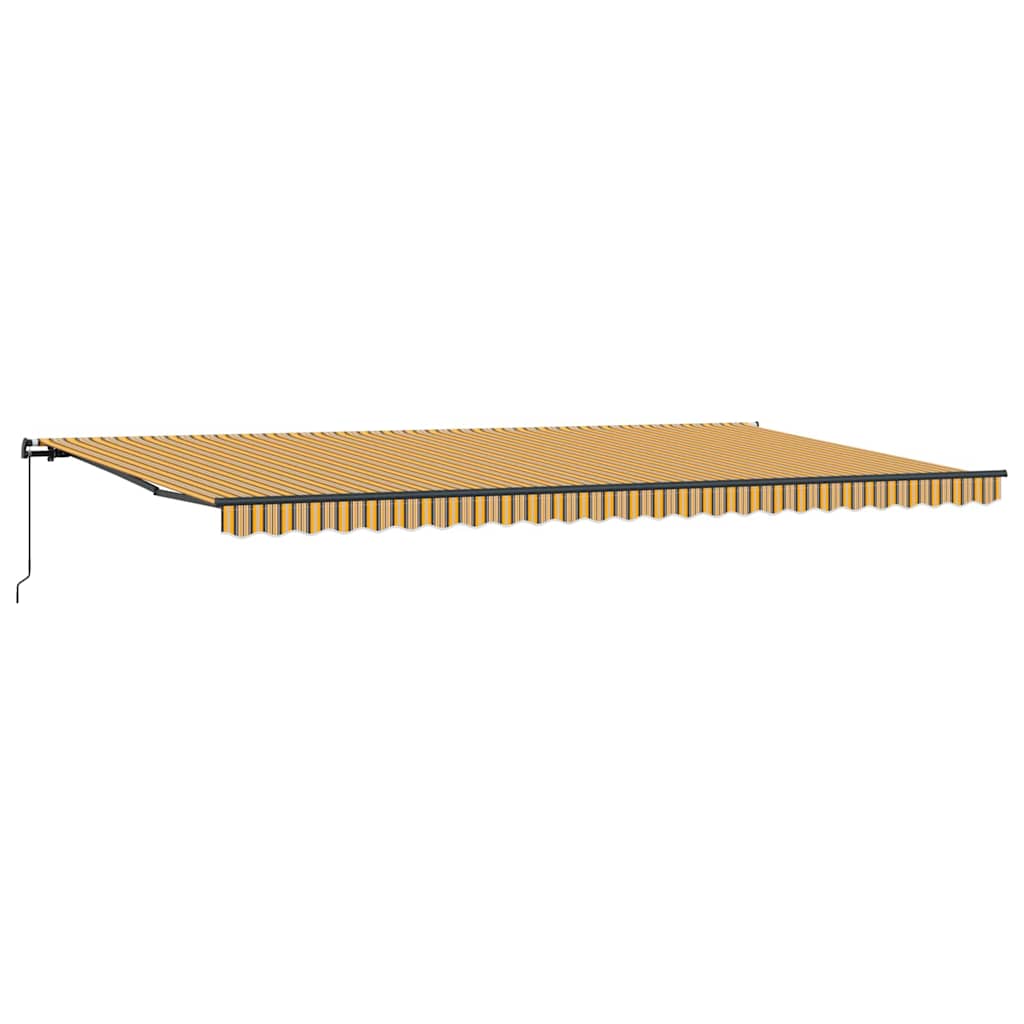 Toldo Retrátil Manual Multicolor 600 × 350 cm tecido