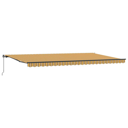 Toldo Retrátil Manual Multicolor 600 × 350 cm tecido