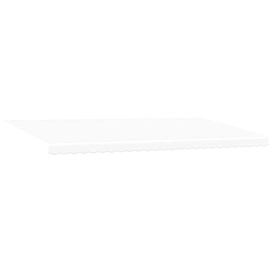 Toldo Manual Branco 600 × 350 cm tecido