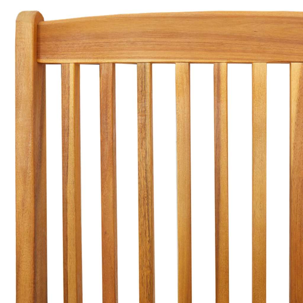 Cadeira Dobrável com almofada 2 pcs Branco 49 x 57,5 x 92cm
