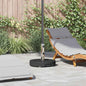 Base para chapéu de sol Preto 45 x 45 x 37.5 cm Granito