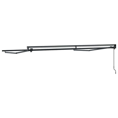 Estrutura de Toldo Manual Antracite 3,5 x 2,5 m