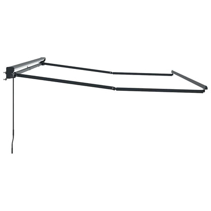 Estrutura de Toldo Manual Antracite 3,5 x 2,5 m