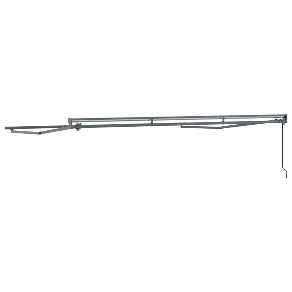 Estrutura de Toldo Manual Antracite 4 × 3 m