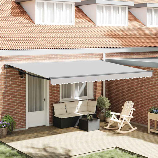 Estrutura de Toldo Manual Antracite 4,5 × 3 m