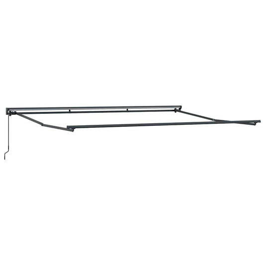 Estrutura de Toldo Manual Antracite 4,5 × 3 m