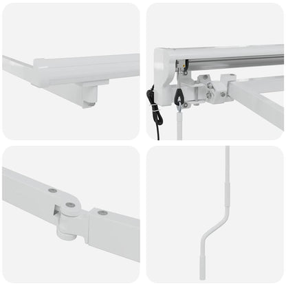 Estrutura de Toldo Branco 2.5 x 2 m