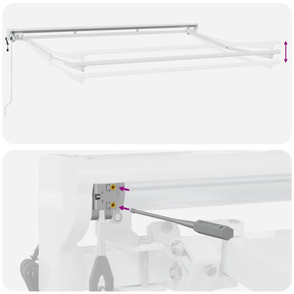 Estrutura de Toldo Branco 3 x 2 m