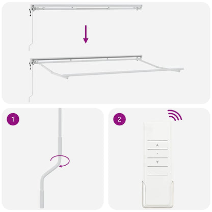 Estrutura de Toldo Branco 3.5 x 2 m