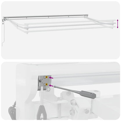 Estrutura de Toldo Branco 4 x 2 m