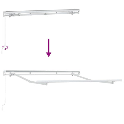 Estrutura de Toldo Branco 2.5 x 2 m Metal