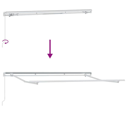 Estrutura de Toldo Branco 3.5 x 2 m Metal