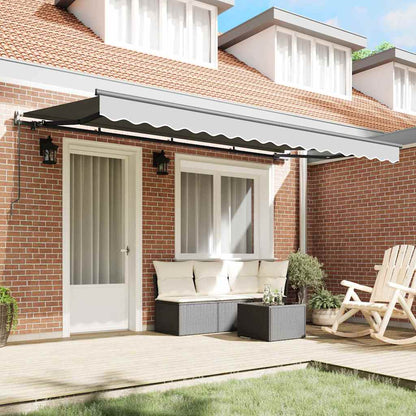Estrutura de Toldo Antracite 4 x 2 m Metal