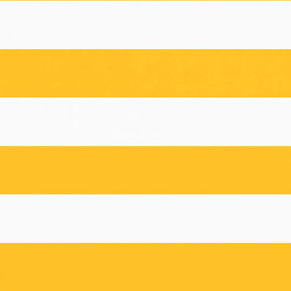 Tela de varanda 75x700 cm amarelo e branco riscas