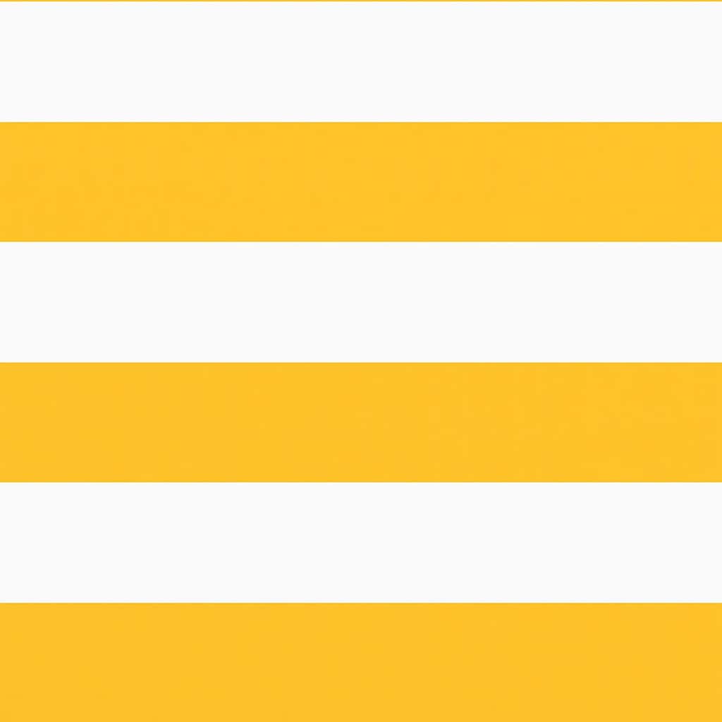 Tela de varanda 120x700 cm amarelo e branco riscas