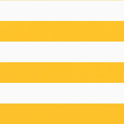 Tela de varanda 120x700 cm amarelo e branco riscas