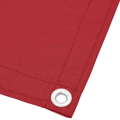 Tela de varanda 120x800 cm 100% poliéster oxford vermelho