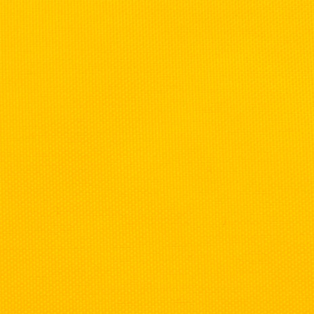 Para-sol estilo vela 2x2x2 m oxford 100% poliéster amarelo