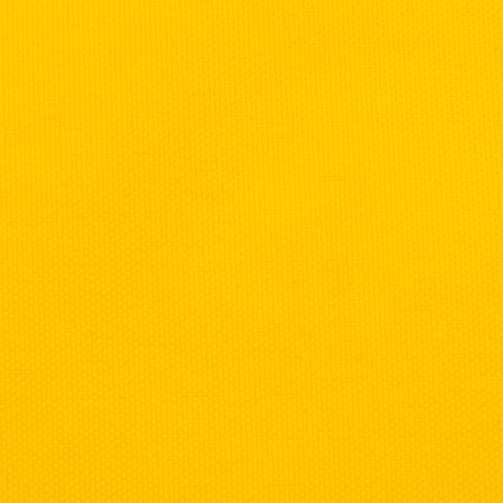 Para-sol estilo vela 7x5x5 m oxford 100% poliéster amarelo
