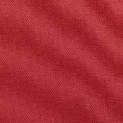 Para-sol estilo vela 2x2x2 m oxford 100% poliéster vermelho