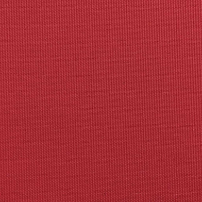 Para-sol estilo vela 7x5x5 m oxford 100% poliéster vermelho