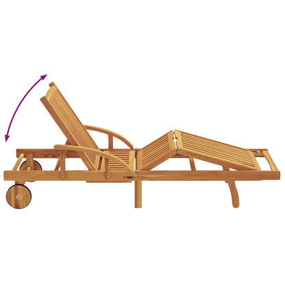 Espreguiçadeira 2 pcs Cinzento-acastanhado 200 x 67 x 84cm